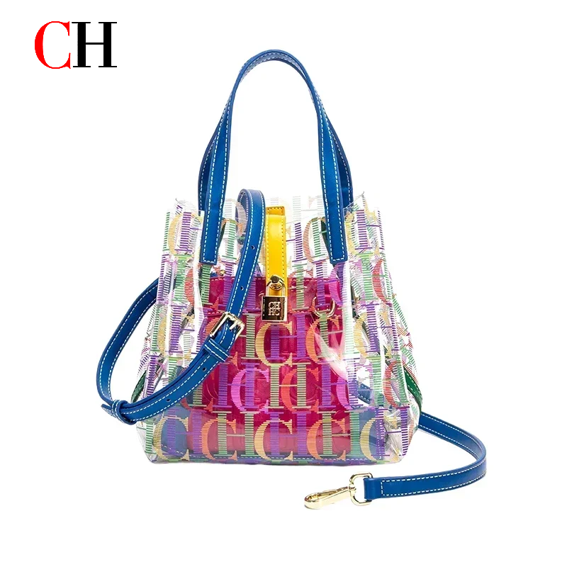 CH Jelly Tote Bag Clear PVC Wo - Hobo Bag Slouchy ulasan dan harga