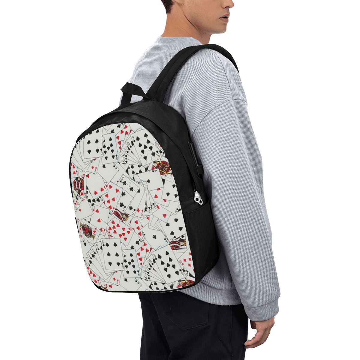 Playing Cards Poker Print Back - Woman In Bag ulasan dan harga