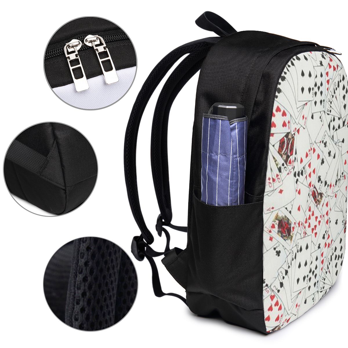 Playing Cards Poker Print Back - Woman In Bag ulasan dan harga