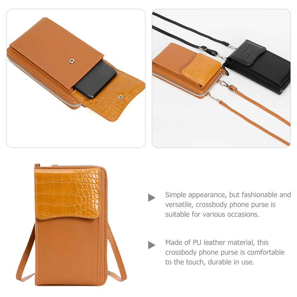 Crossbody Phone Purse Small PU - Women'S Crossbody Bags ulasan dan harga