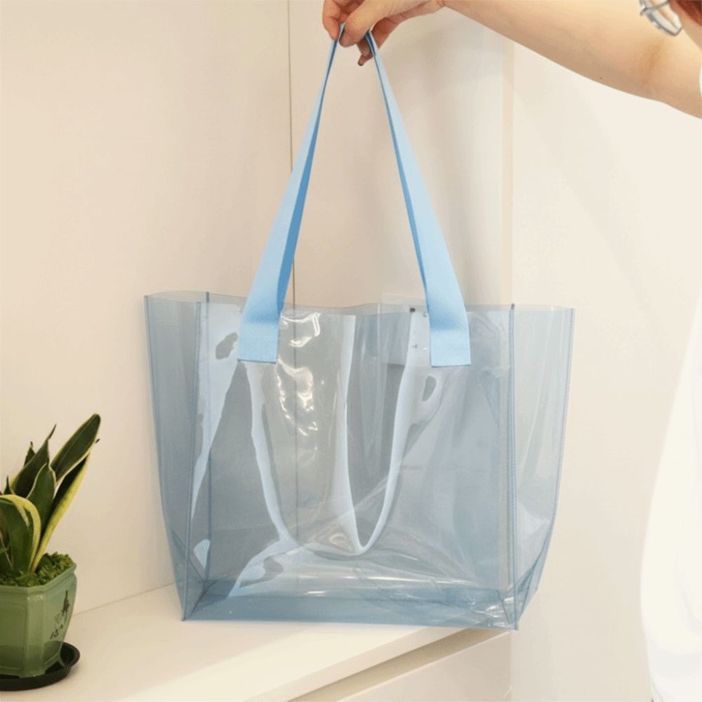 Simple Jelly Color PVC Transpa - Hobo Bag Slouchy ulasan dan harga