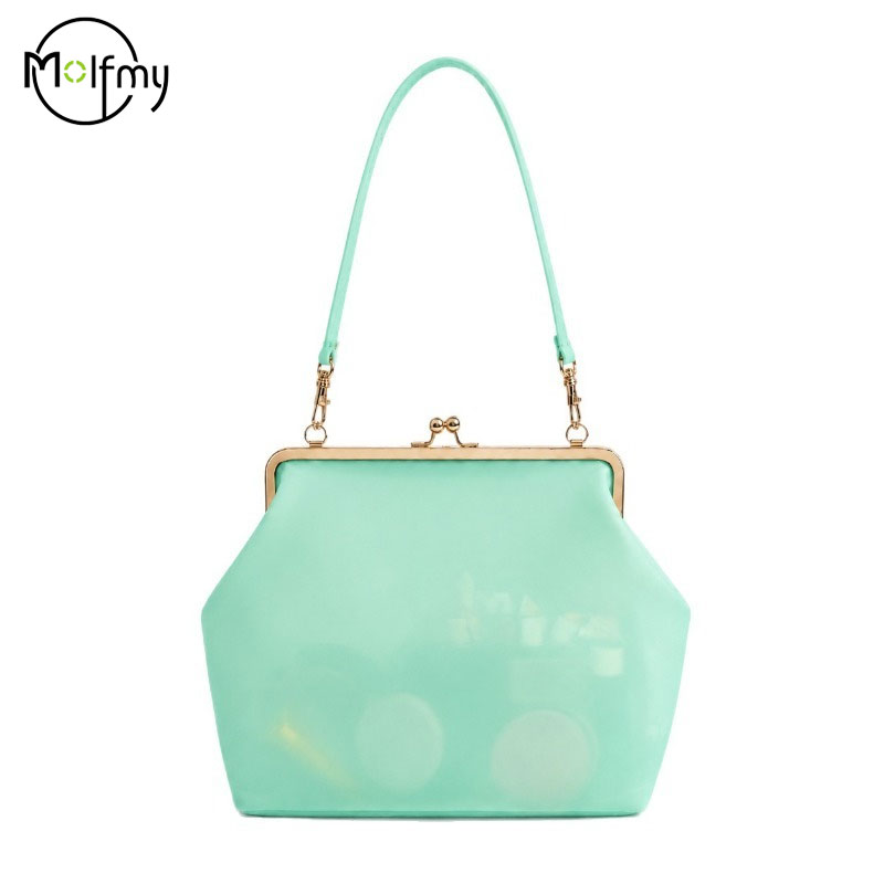 Clear PVC Waterproof Jelly Bag - Hobo Bag Slouchy ulasan dan harga